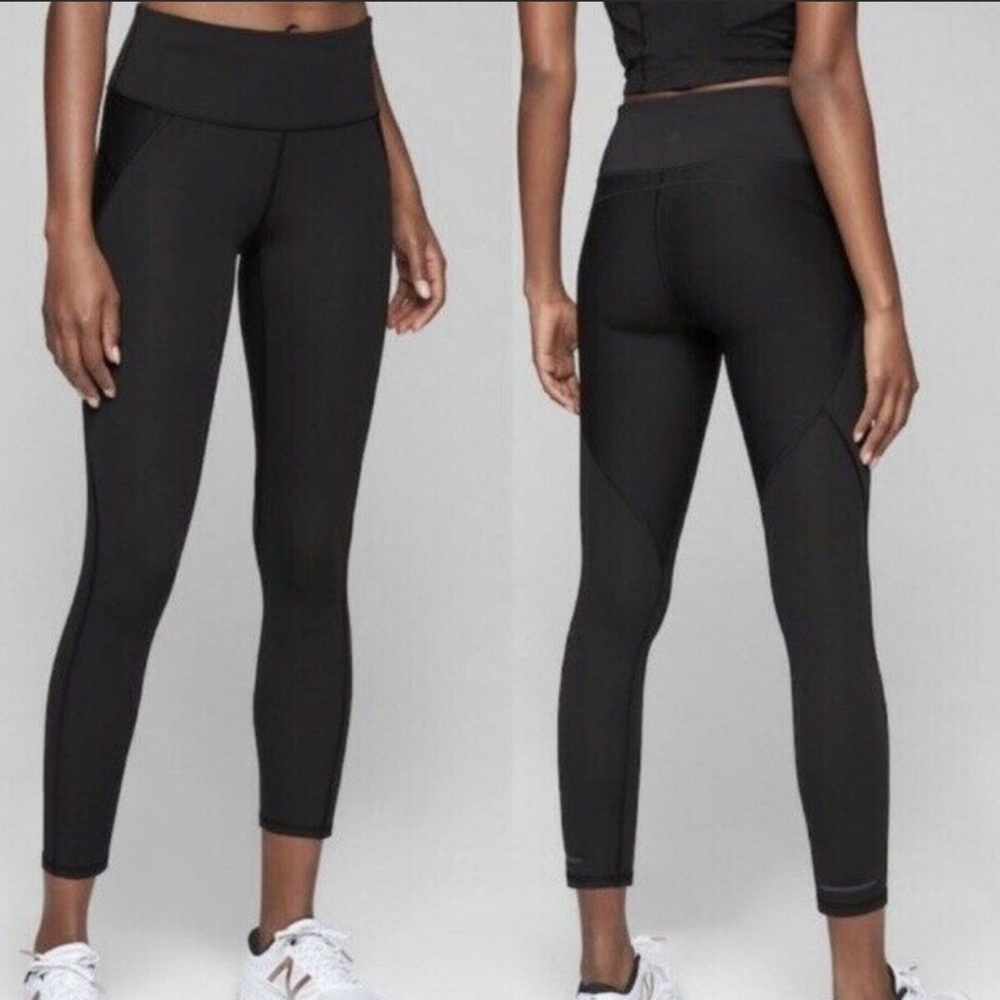 ATHLETA Sculptek Technology Stealth 7/8 Tight EUC